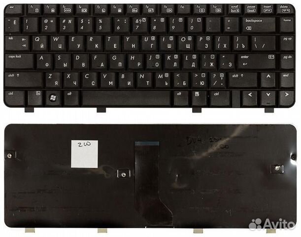 Клавиатура HP Pavilion DV4-1000 черная
