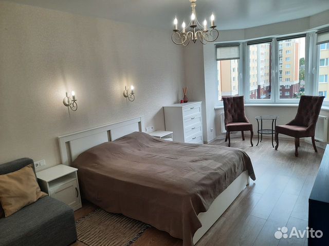 

1-к. квартира, 42 м², 2 кровати