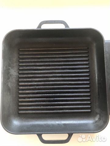 Чугунная сковорода гриль