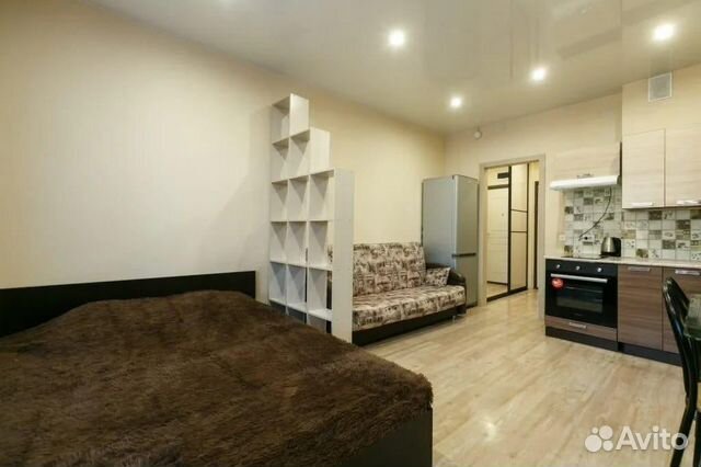 

Квартира-студия, 28 м², 2 кровати