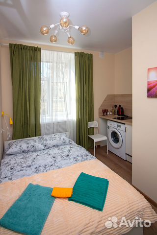

Квартира-студия, 15 м², 1 кровать