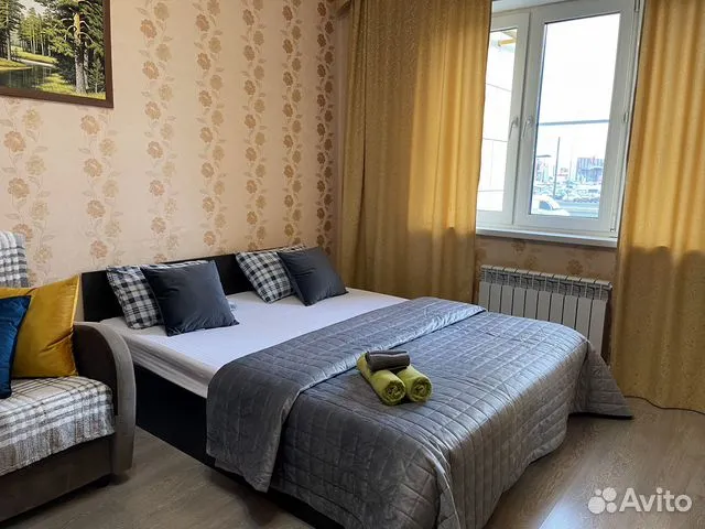 

1-к. квартира, 40 м², 2 кровати