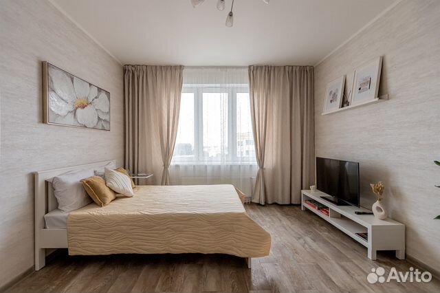 

1-к. квартира, 42 м², 2 кровати