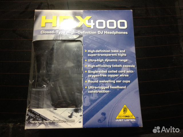 Наушники Behringer HPX 4000 Наушники Behringer HPX 4000