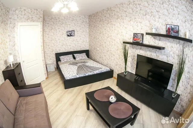 

1-к. квартира, 30 м², 2 кровати