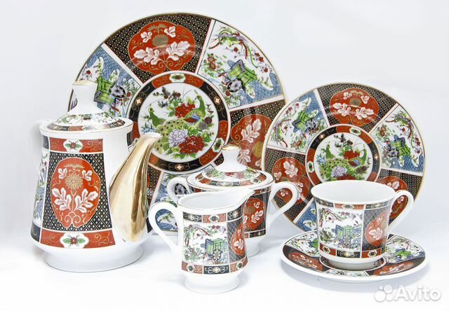 Чайный сервиз morita CO японский фарфор, 22 пр