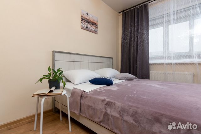 

1-к. квартира, 40 м², 2 кровати
