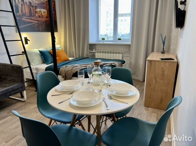 

Квартира-студия, 21 м², 2 кровати