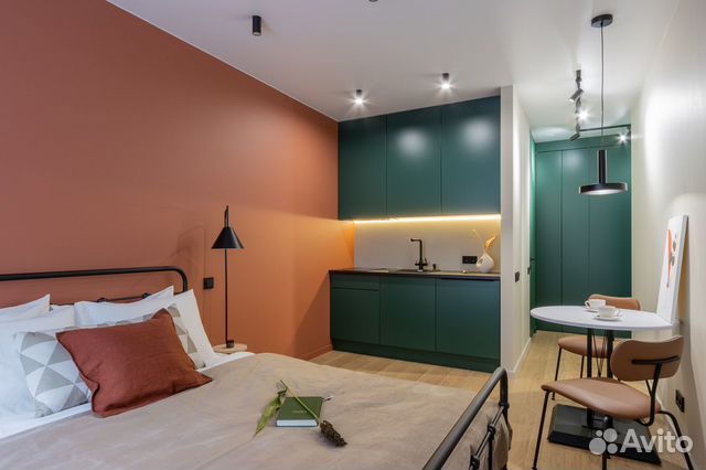 

Квартира-студия, 25 м², 1 кровать