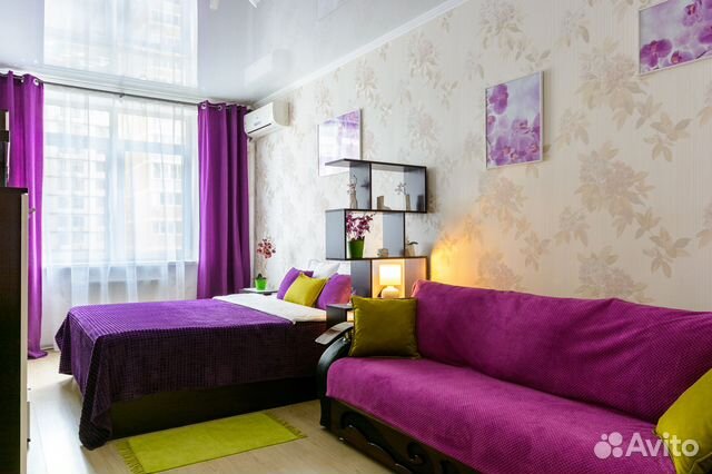 

1-к. квартира, 42 м², 3 кровати