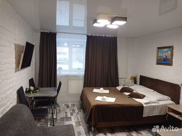 

Квартира-студия, 24 м², 2 кровати
