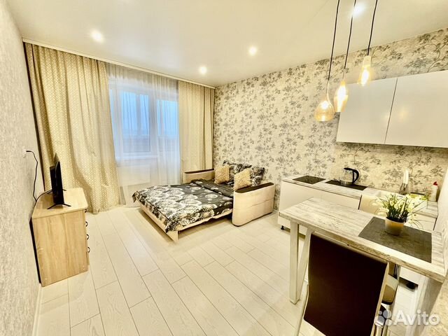

Квартира-студия, 30 м², 1 кровать