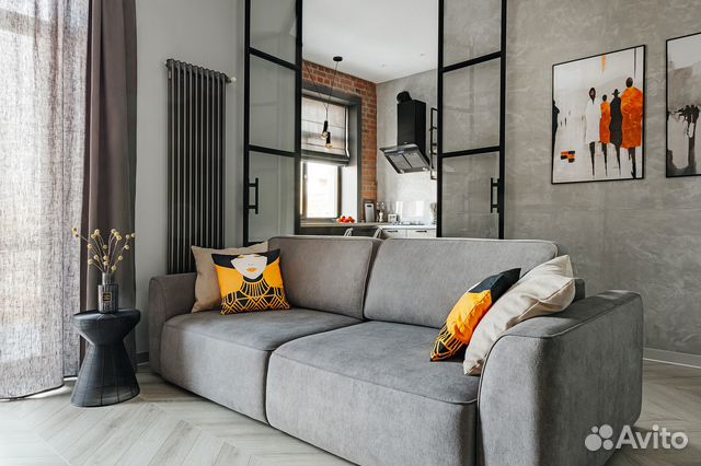 

1-к. квартира, 36 м², 2 кровати