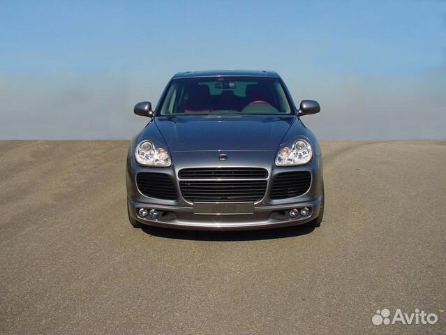 Накладка переднего бампера Techart порше кайен 955