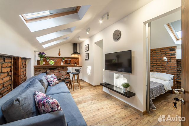 

Квартира-студия, 25 м², 2 кровати
