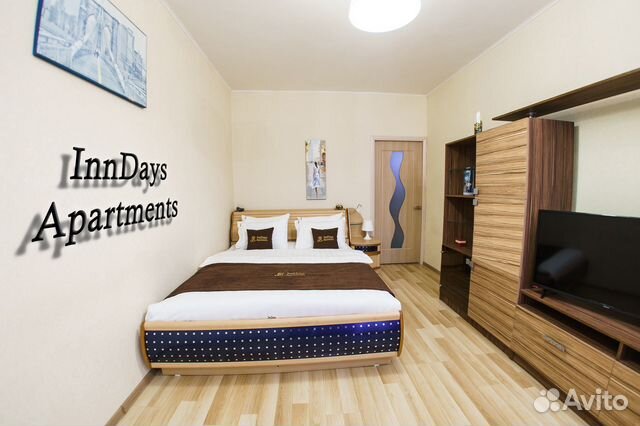 

1-к. квартира, 40 м², 2 кровати