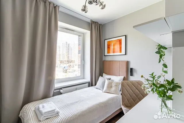 

Квартира-студия, 10 м², 1 кровать