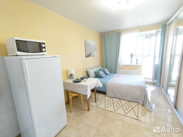 

Квартира-студия, 28 м², 2 кровати