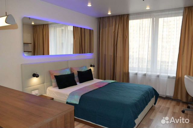 

Квартира-студия, 30 м², 2 кровати