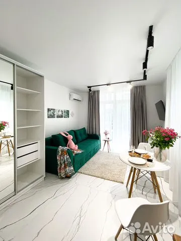 

Квартира-студия, 30 м², 1 кровать