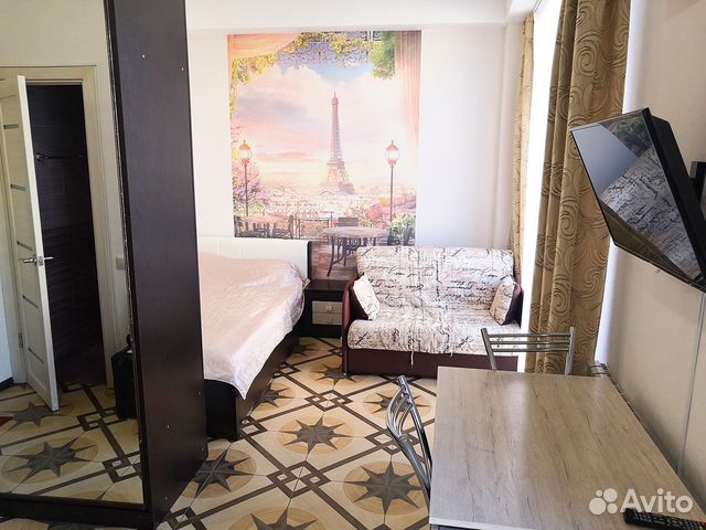 

Квартира-студия, 25 м², 2 кровати