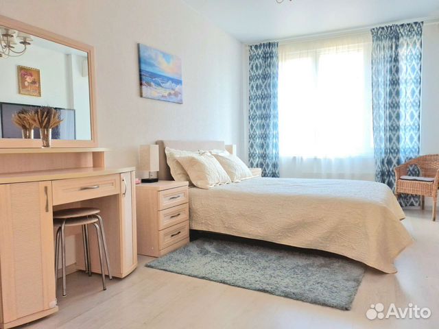 

1-к. квартира, 51 м², 2 кровати