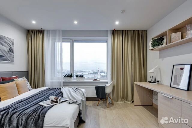 

Квартира-студия, 30 м², 1 кровать