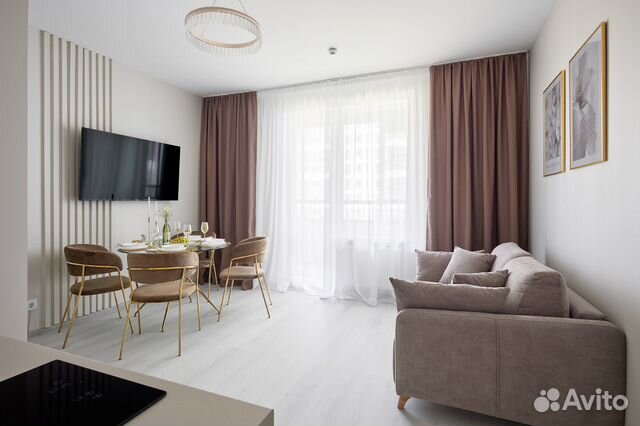 

1-к. квартира, 39 м², 2 кровати