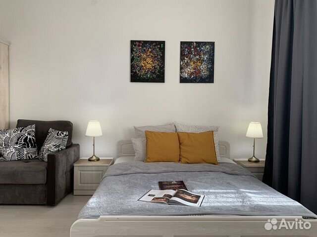 

Квартира-студия, 26 м², 2 кровати