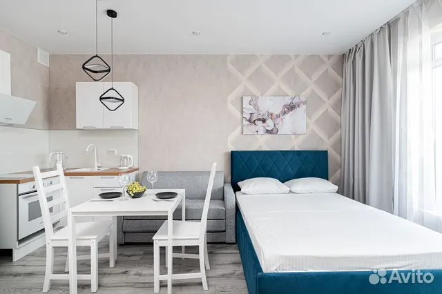 

Квартира-студия, 30 м², 1 кровать
