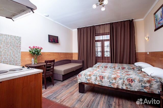 

Квартира-студия, 23 м², 2 кровати