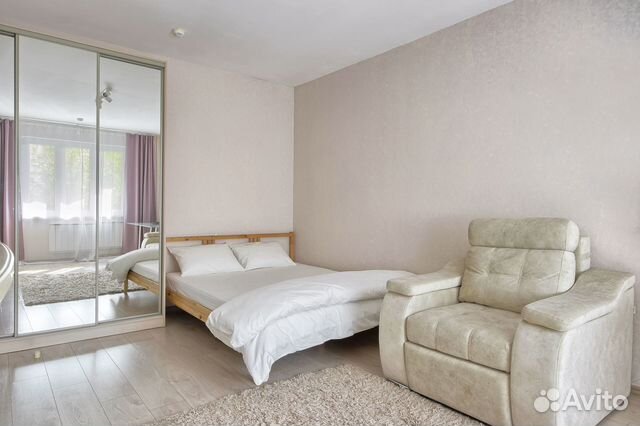 

1-к. квартира, 45 м², 3 кровати