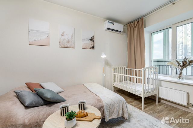 

1-к. квартира, 38 м², 2 кровати