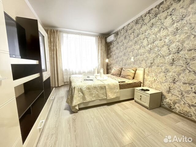 

1-к. квартира, 43,5 м², 2 кровати
