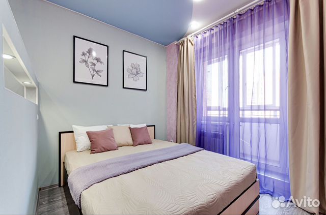 

Квартира-студия, 33 м², 2 кровати