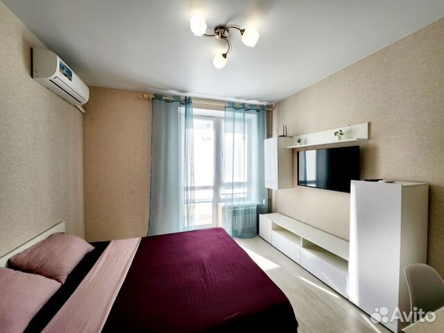 

Квартира-студия, 28 м², 2 кровати