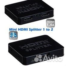 Сплиттер делитель hdmi 1x2 / 1x4 / 1x8