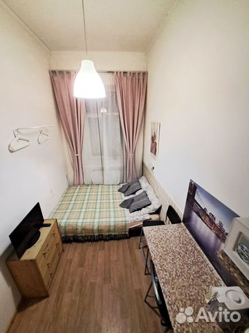 

Квартира-студия, 12,5 м², 2 кровати
