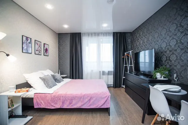 

Квартира-студия, 25 м², 2 кровати