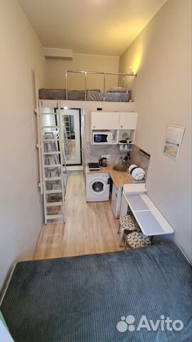 

Квартира-студия, 15 м², 2 кровати