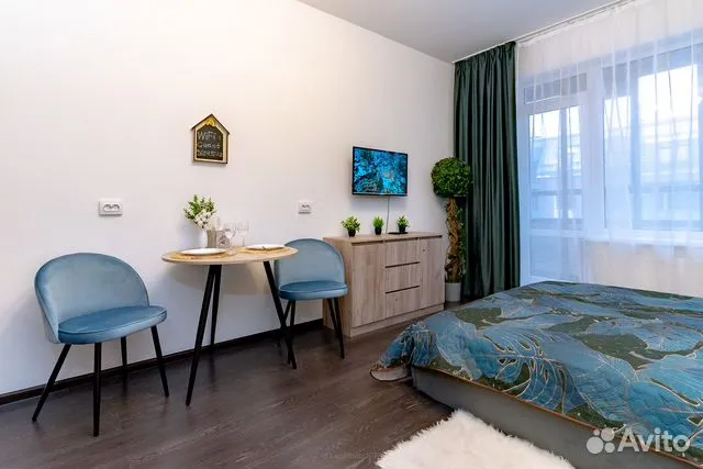 

Квартира-студия, 25 м², 2 кровати