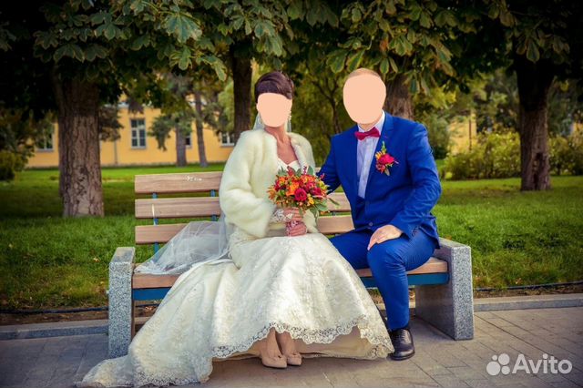 Шикарное свадебное платье