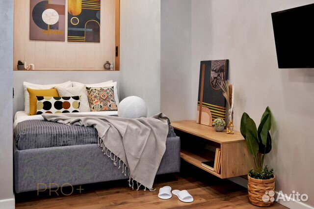

Квартира-студия, 36 м², 1 кровать