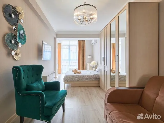 

1-к. квартира, 46 м², 1 кровать