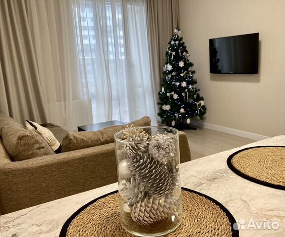 

1-к. квартира, 44 м², 2 кровати