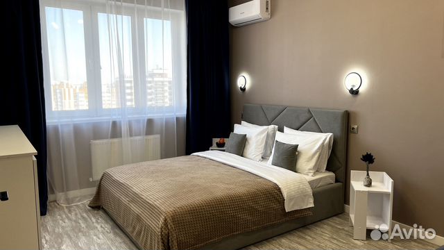 

1-к. квартира, 37 м², 2 кровати