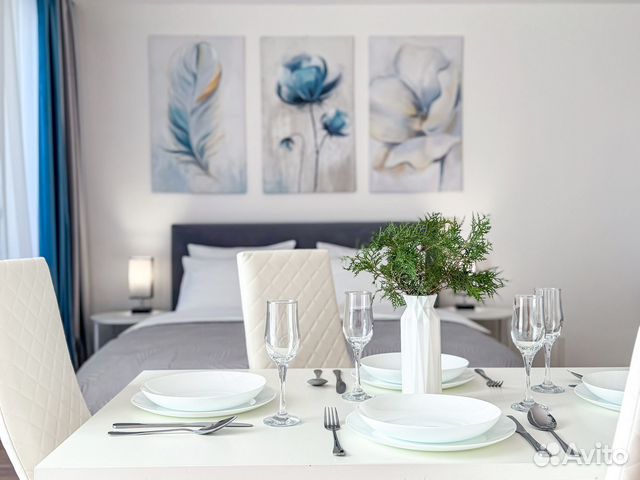 

Квартира-студия, 38 м², 2 кровати
