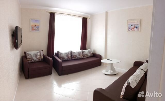 

1-к. квартира, 38 м², 3 кровати