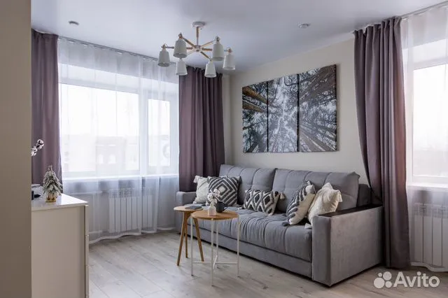 

1-к. квартира, 35 м², 2 кровати