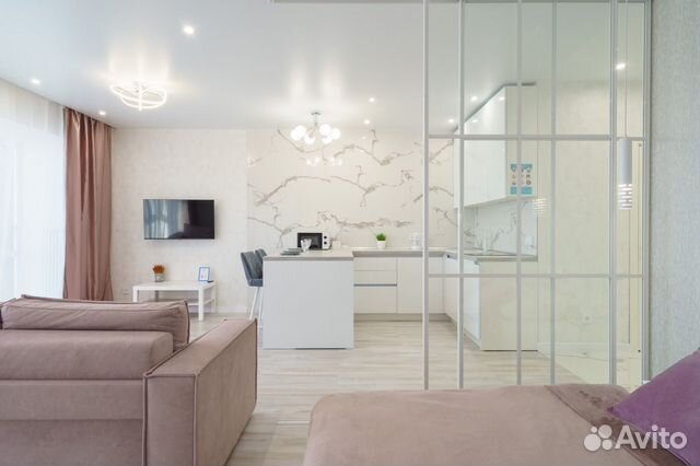 

Квартира-студия, 50 м², 2 кровати